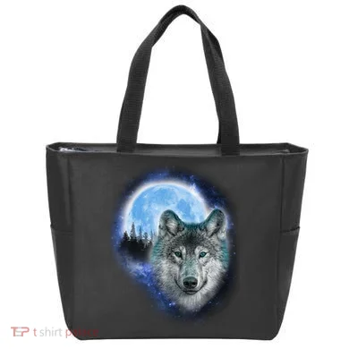 Cosmic Wolf  Tote Bag