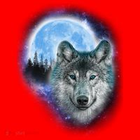Cosmic Wolf  Santa Hat thumb 1