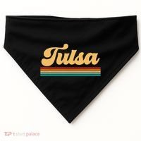 City Of Tulsa Oklahoma USA-Made Doggie Bandana thumb 0