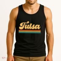 City Of Tulsa Oklahoma Tank Top thumb 3