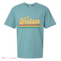City Of Tulsa Oklahoma Sueded Cloud Jersey T-Shirt thumb 0