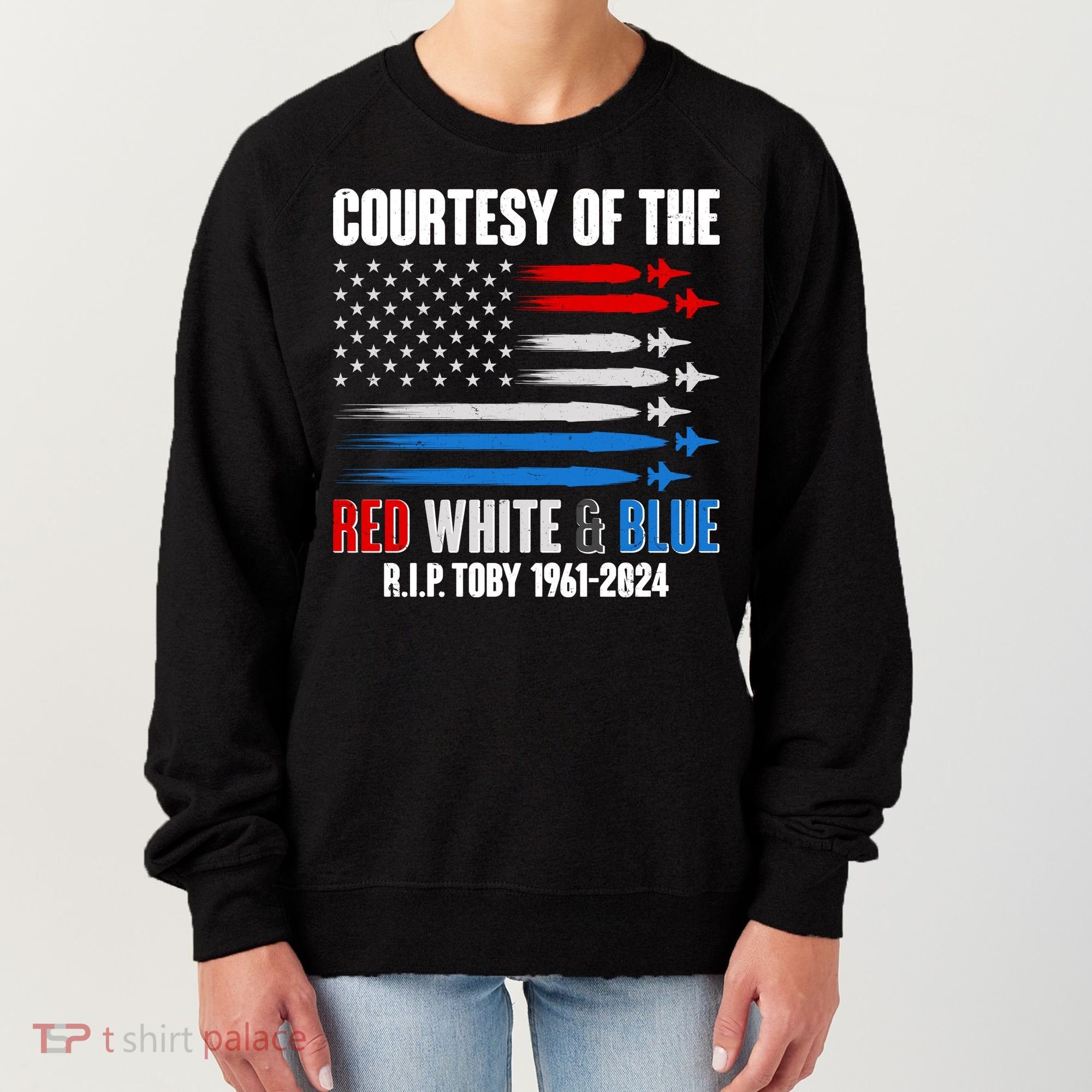Courtesy Of The Red White And Blue Toby Tribute Women's Sweatshirt