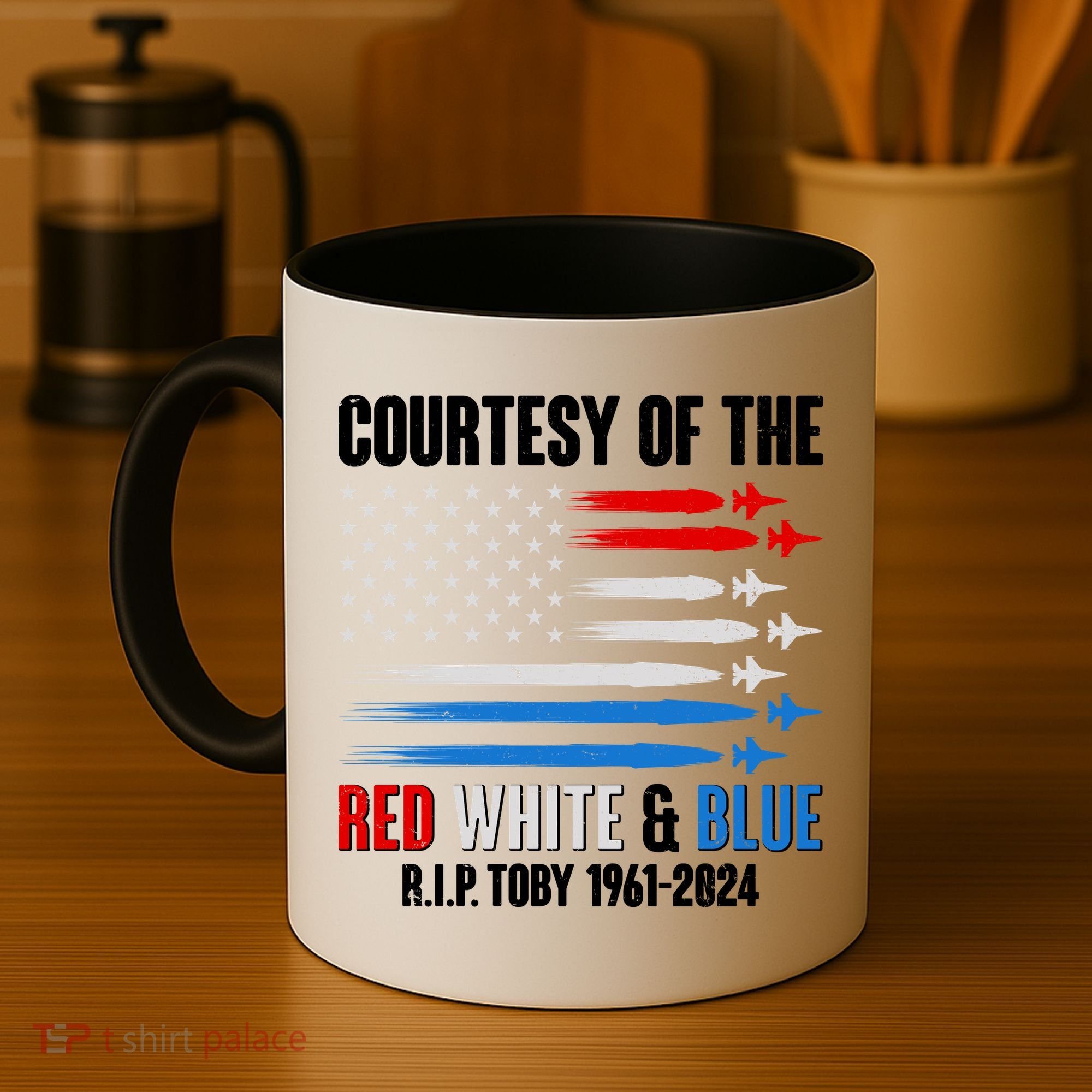 Courtesy Of The Red White And Blue Toby Tribute Coffee Mug