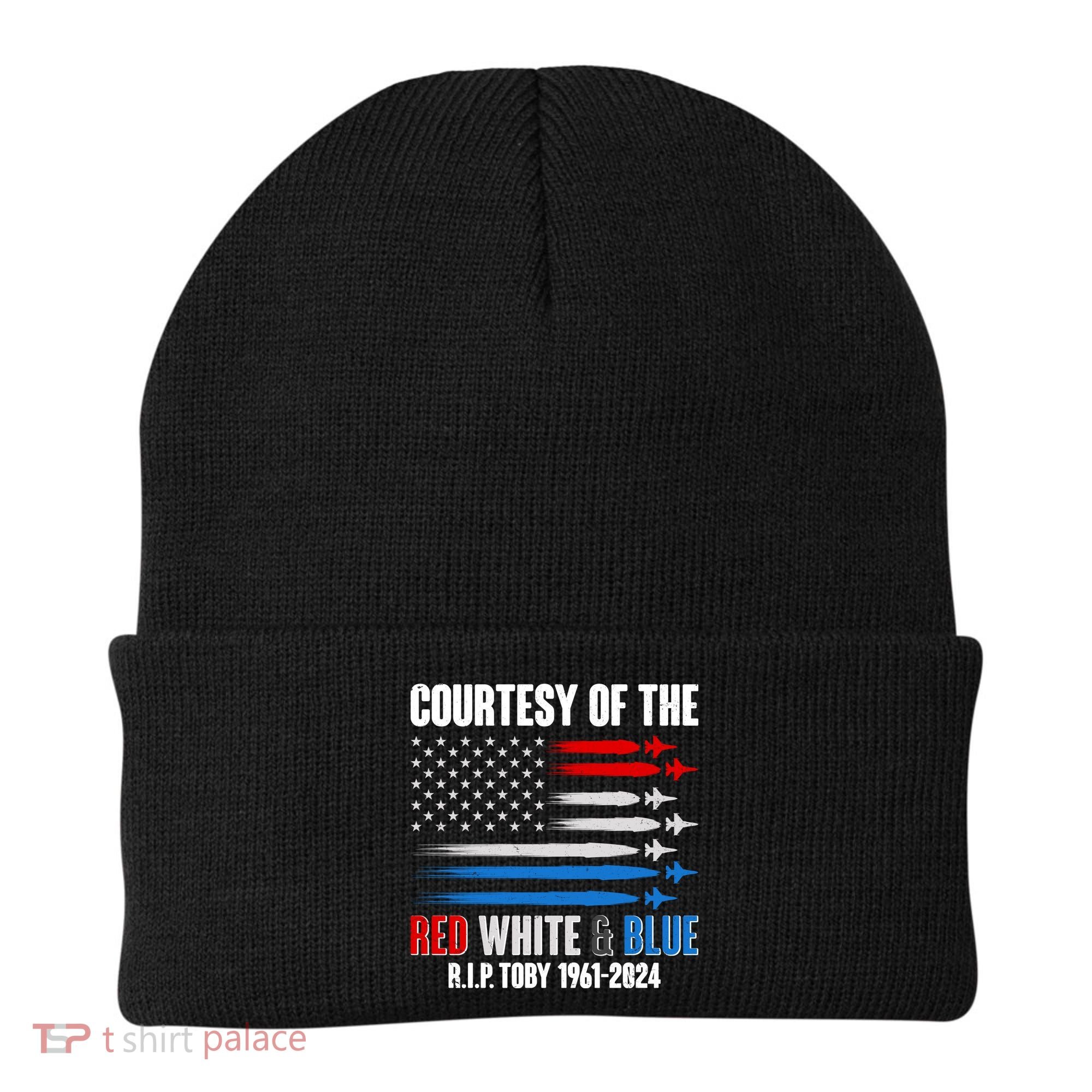 Courtesy Of The Red White And Blue Toby Tribute Beanie