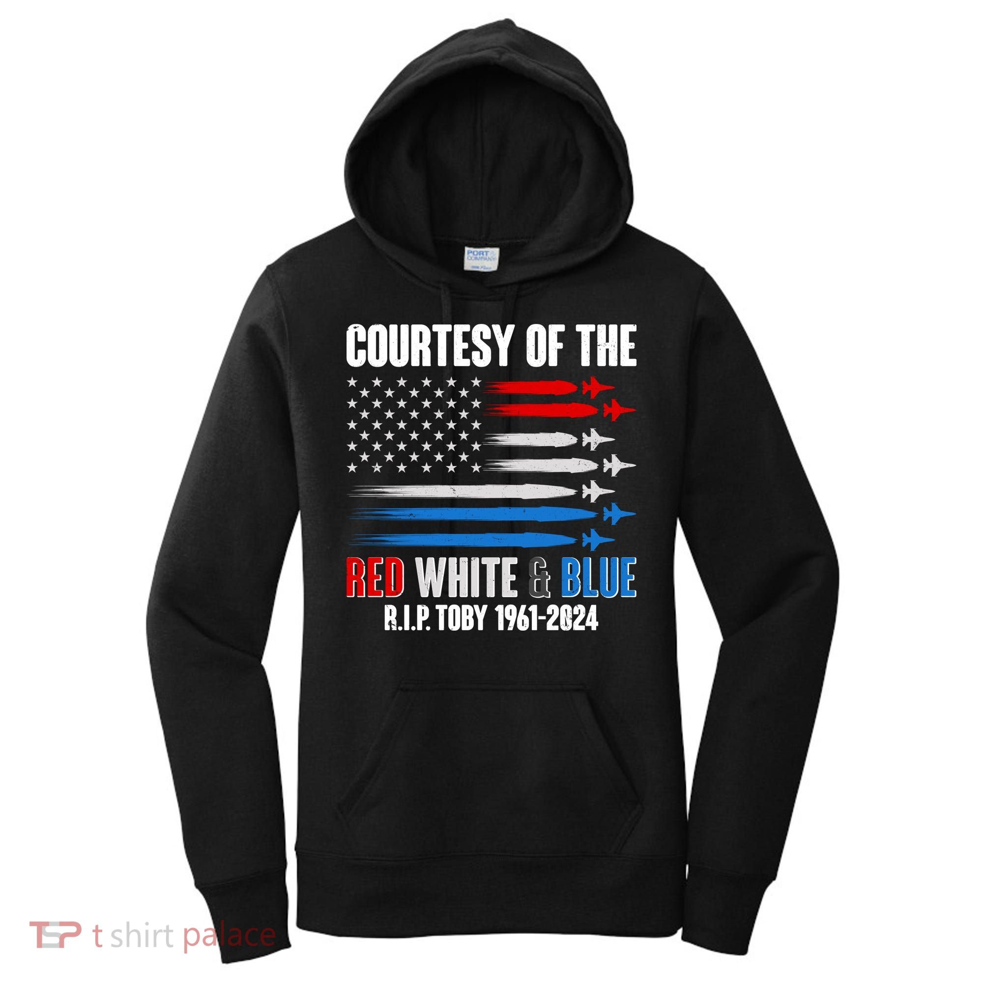 Courtesy Of The Red White And Blue Toby Tribute Women's Hoodie