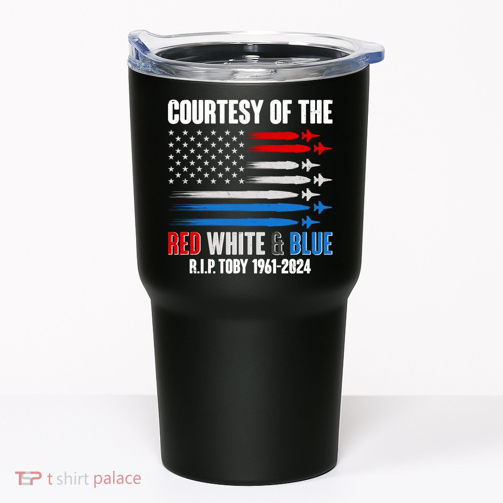 Courtesy Of The Red White And Blue Toby Tribute Tumbler