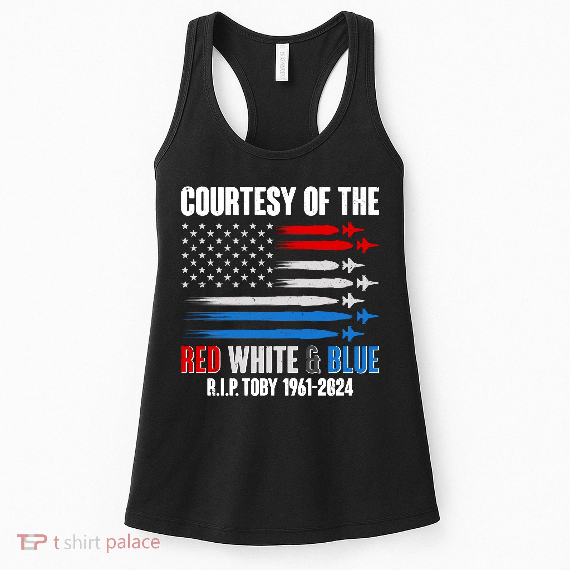 Courtesy Of The Red White And Blue Toby Tribute Women's Tank Top