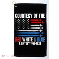 Courtesy Of The Red White And Blue Toby Tribute Golf Towel thumb 0