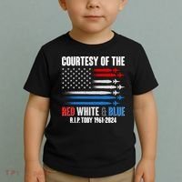 Courtesy Of The Red White And Blue Toby Tribute Toddler T-Shirt thumb 2
