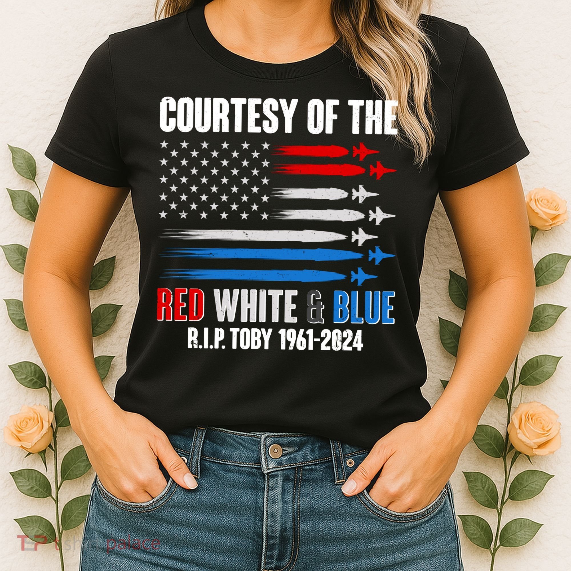 Courtesy Of The Red White And Blue Toby Tribute Women's T-Shirt