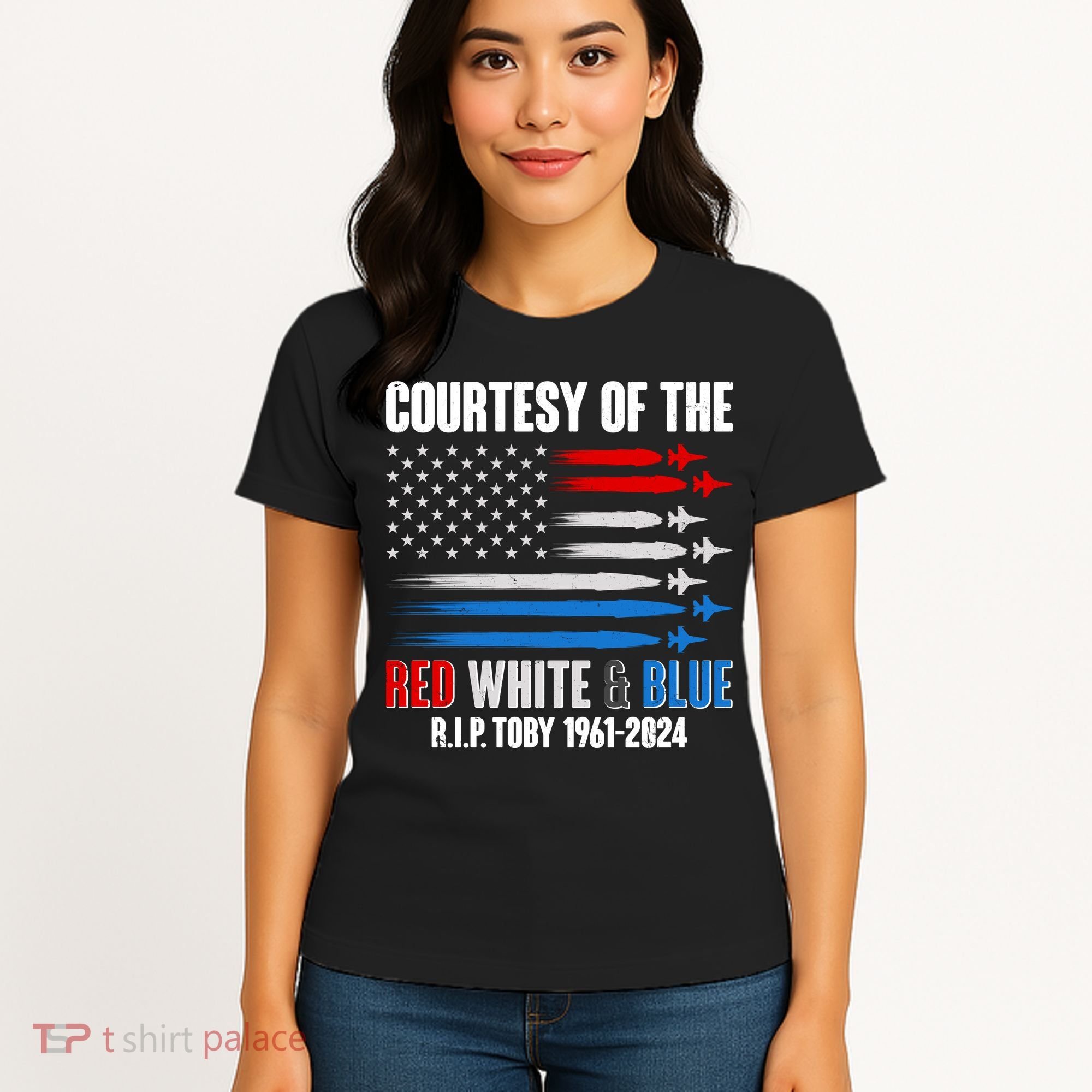 Courtesy Of The Red White And Blue Toby Tribute Women's T-Shirt