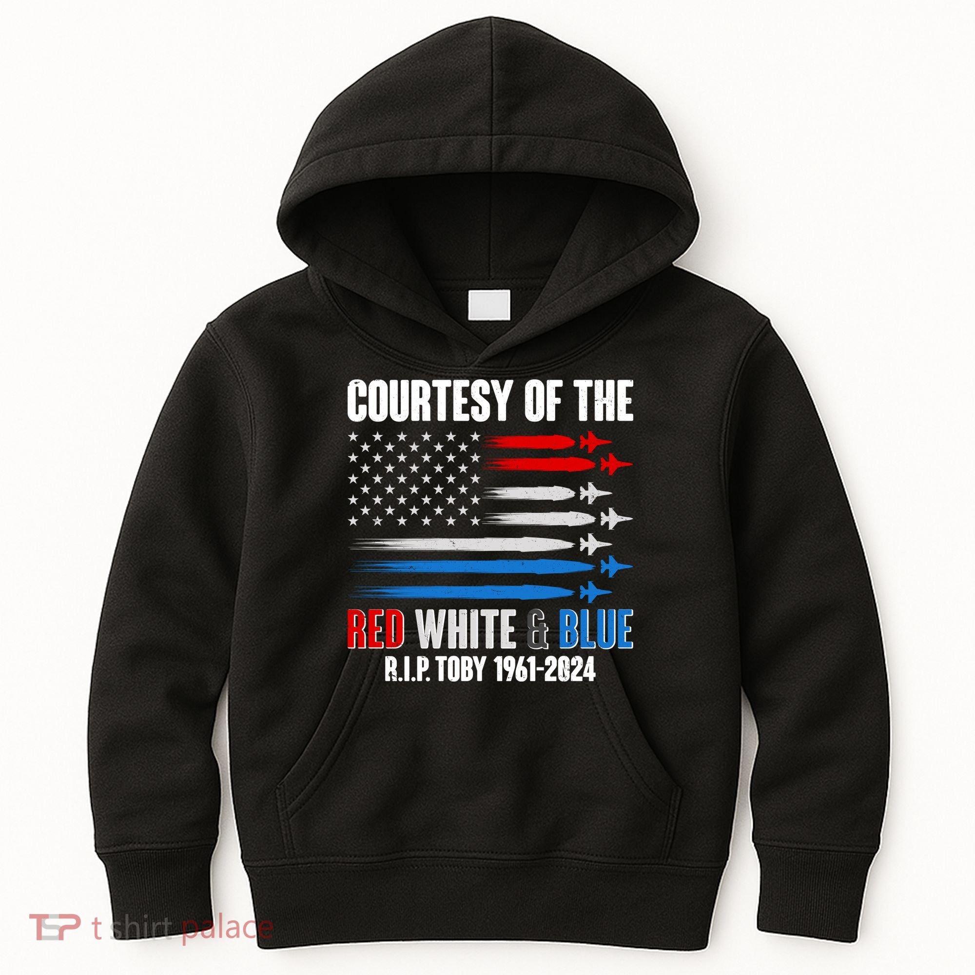 Courtesy Of The Red White And Blue Toby Tribute Kids Hoodie
