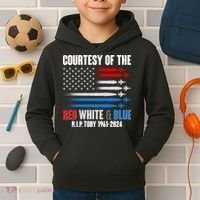 Courtesy Of The Red White And Blue Toby Tribute Kids Hoodie thumb 2