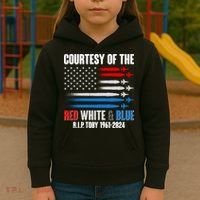 Courtesy Of The Red White And Blue Toby Tribute Kids Hoodie thumb 3