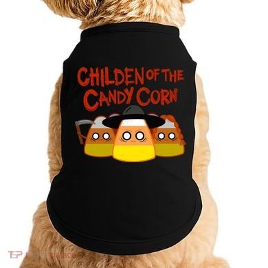 Children Of The Candy Corn Halloween Doggie Tank