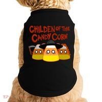 Children Of The Candy Corn Halloween Doggie Tank thumb 0