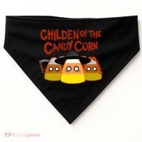 Children Of The Candy Corn Halloween USA-Made Doggie Bandana thumb 0