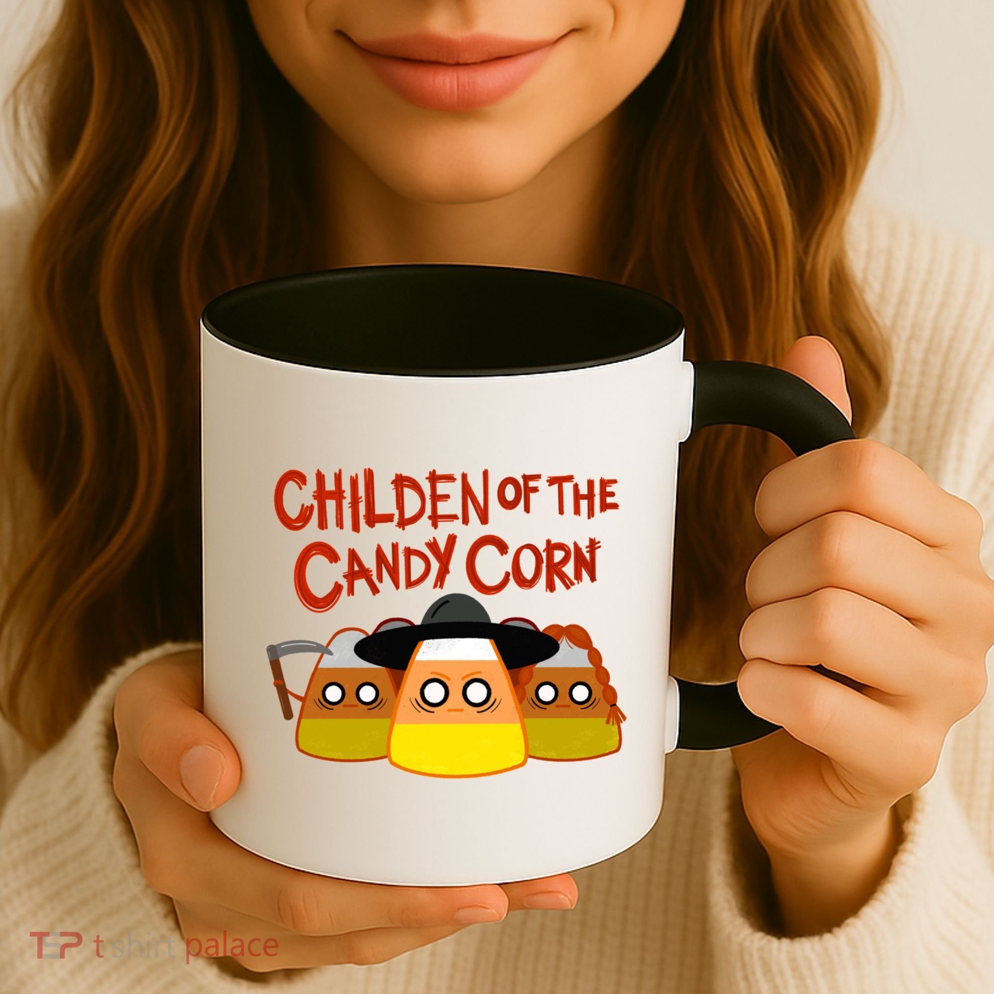 Children Of The Candy Corn Halloween Coffee Mug