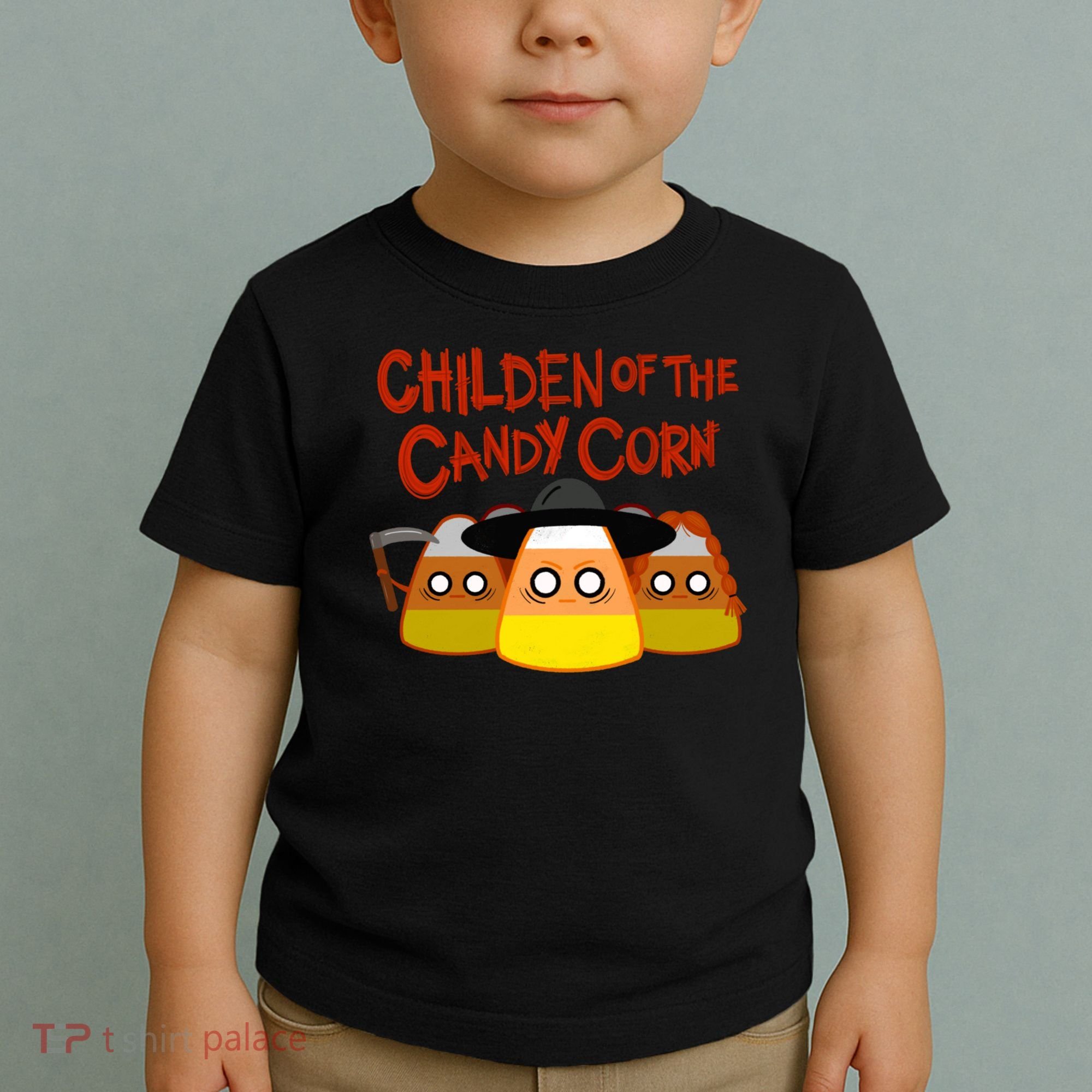 Children Of The Candy Corn Halloween Toddler T-Shirt