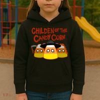 Children Of The Candy Corn Halloween Kids Hoodie thumb 3