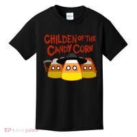 Children Of The Candy Corn Halloween Kids T-Shirt thumb 0