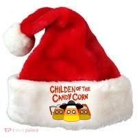Children Of The Candy Corn Halloween Santa Hat thumb 0