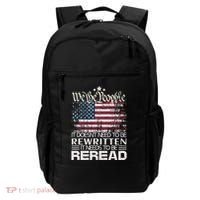 Constitution Of The Usa Needs To Be Reread Backpack thumb 0