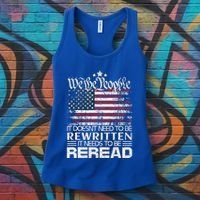 Constitution Of The Usa Needs To Be Reread Women's Tank Top thumb 3