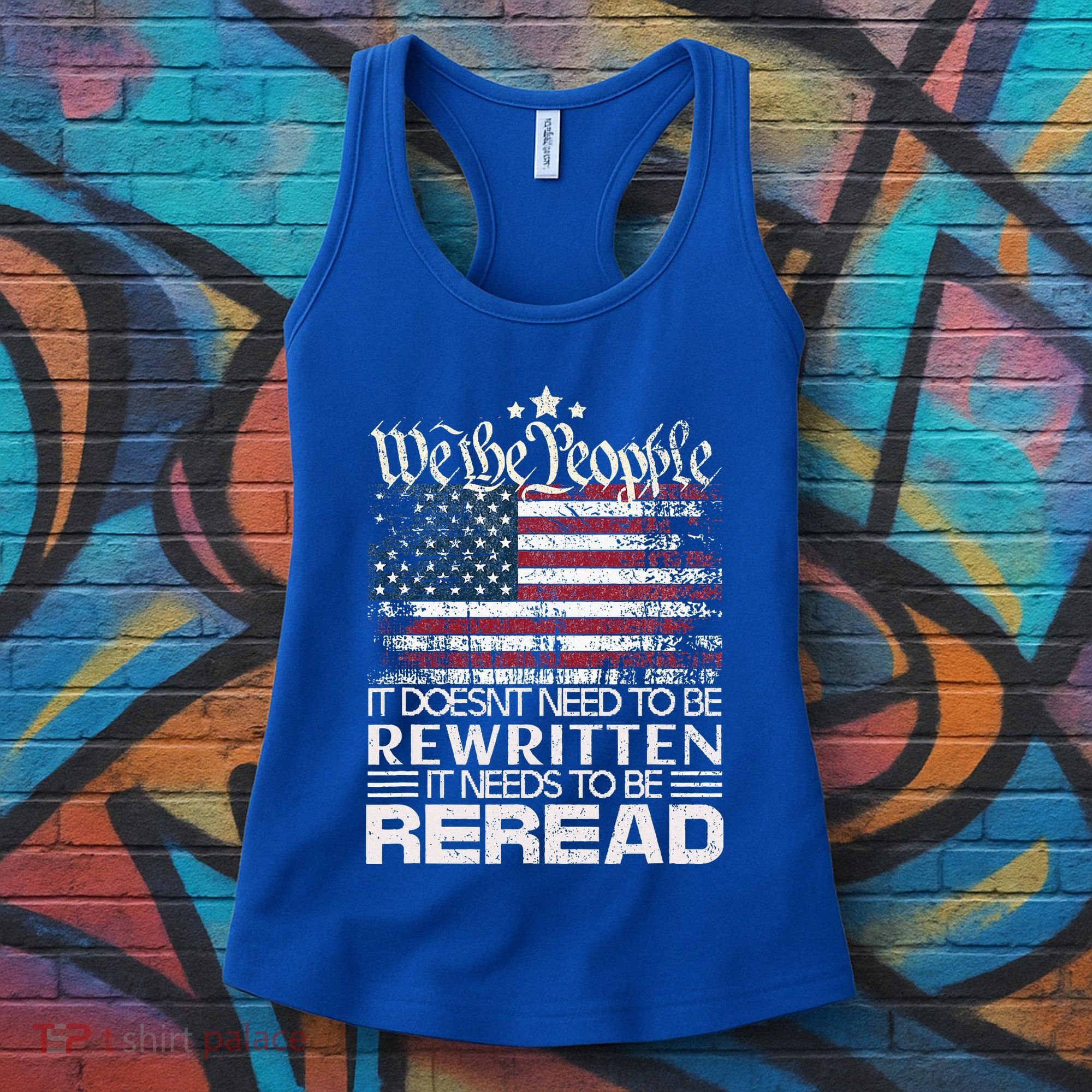 Constitution Of The Usa Needs To Be Reread Women's Tank Top