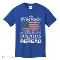 Constitution Of The Usa Needs To Be Reread Kids T-Shirt thumb 0