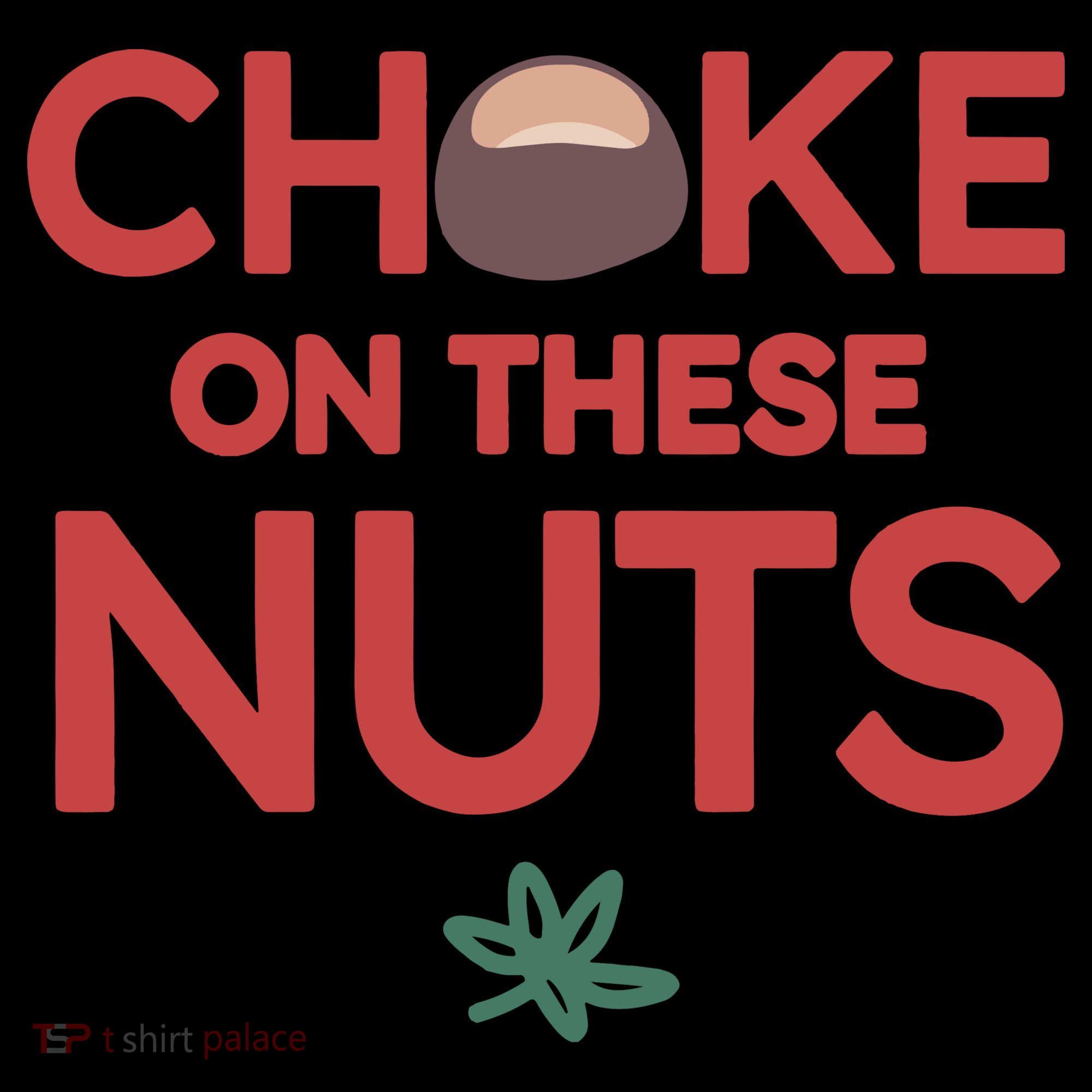 Choke On These Nuts Buckeye Christmas Football Coffee Mug