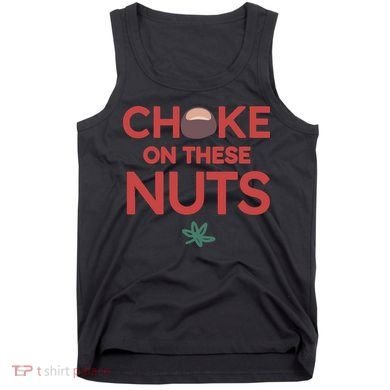 Choke On These Nuts Buckeye Christmas Football Tank Top