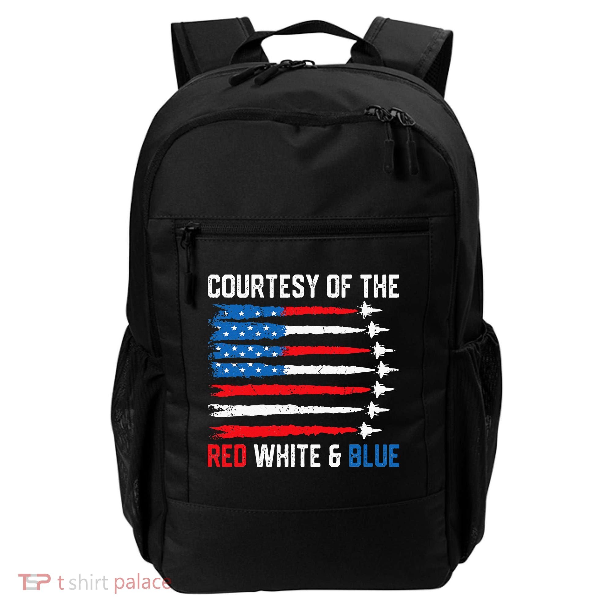 Courtesy Of The Red White And Blue 4th Of July Backpack