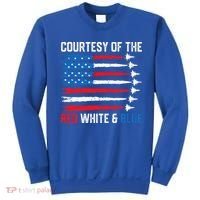 Courtesy Of The Red White And Blue 4th Of July Sweatshirt thumb 0