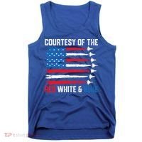 Courtesy Of The Red White And Blue 4th Of July Tank Top thumb 0