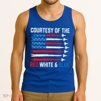 Courtesy Of The Red White And Blue 4th Of July Tank Top thumb 3