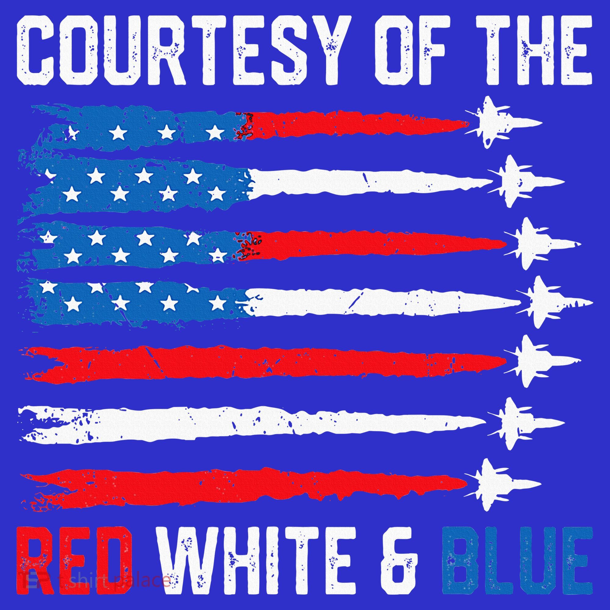 Courtesy Of The Red White And Blue 4th Of July Kids Long Sleeve Shirt