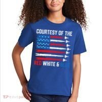 Courtesy Of The Red White And Blue 4th Of July Kids T-Shirt thumb 2