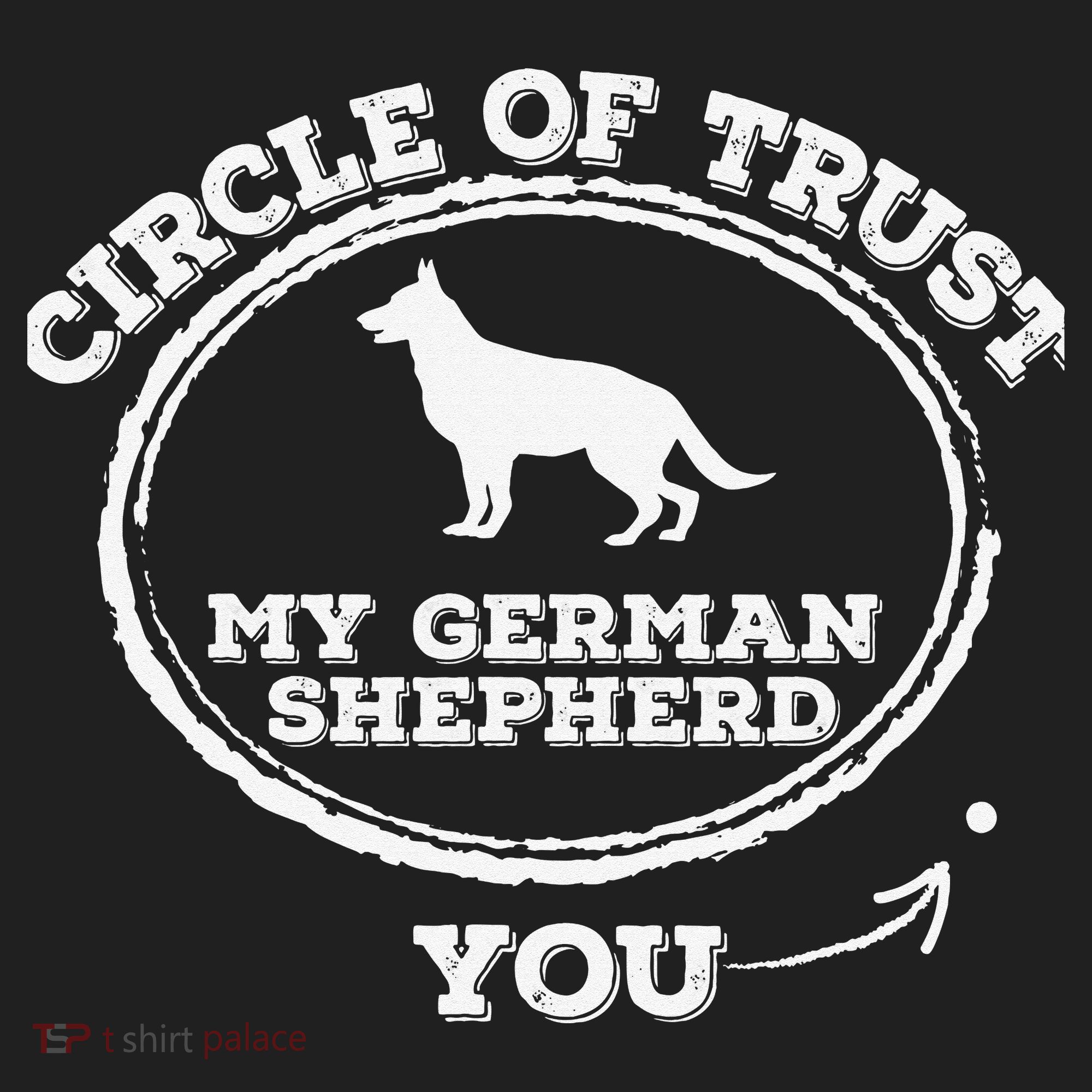 Circle Of Trust Funny German Shepherd Beanie
