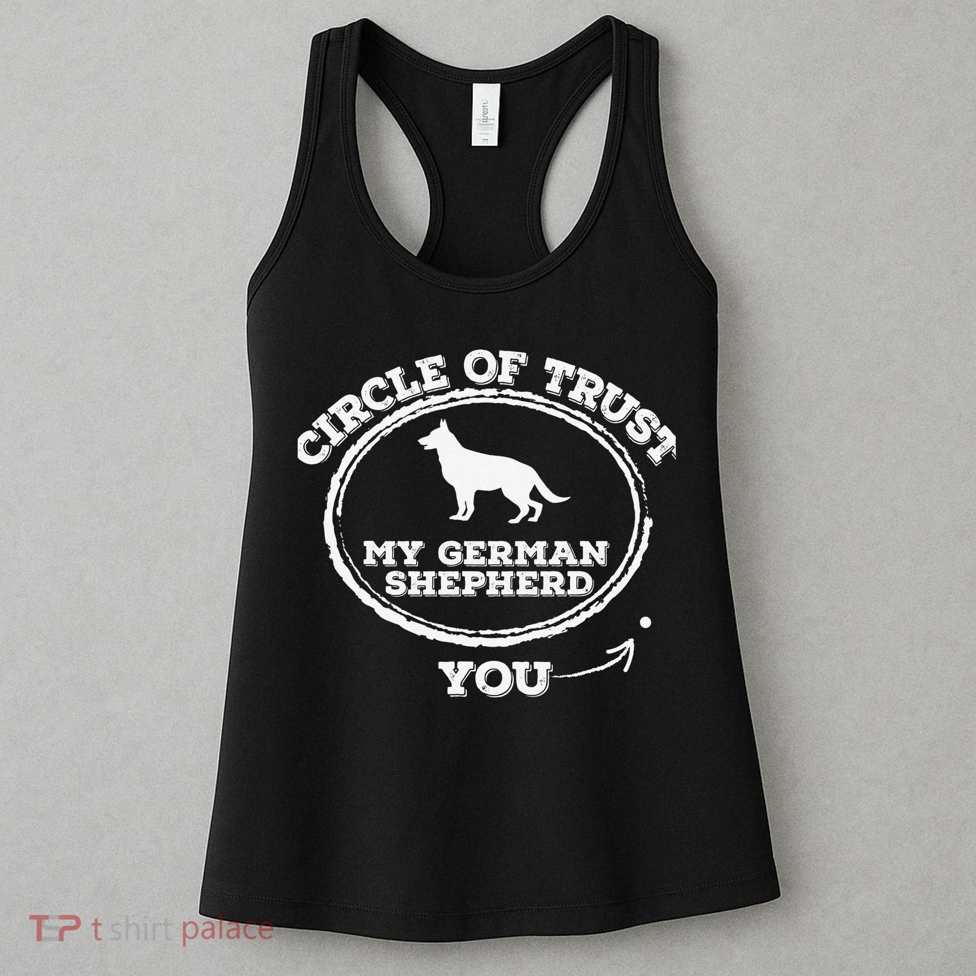 Circle Of Trust Funny German Shepherd Women's Tank Top