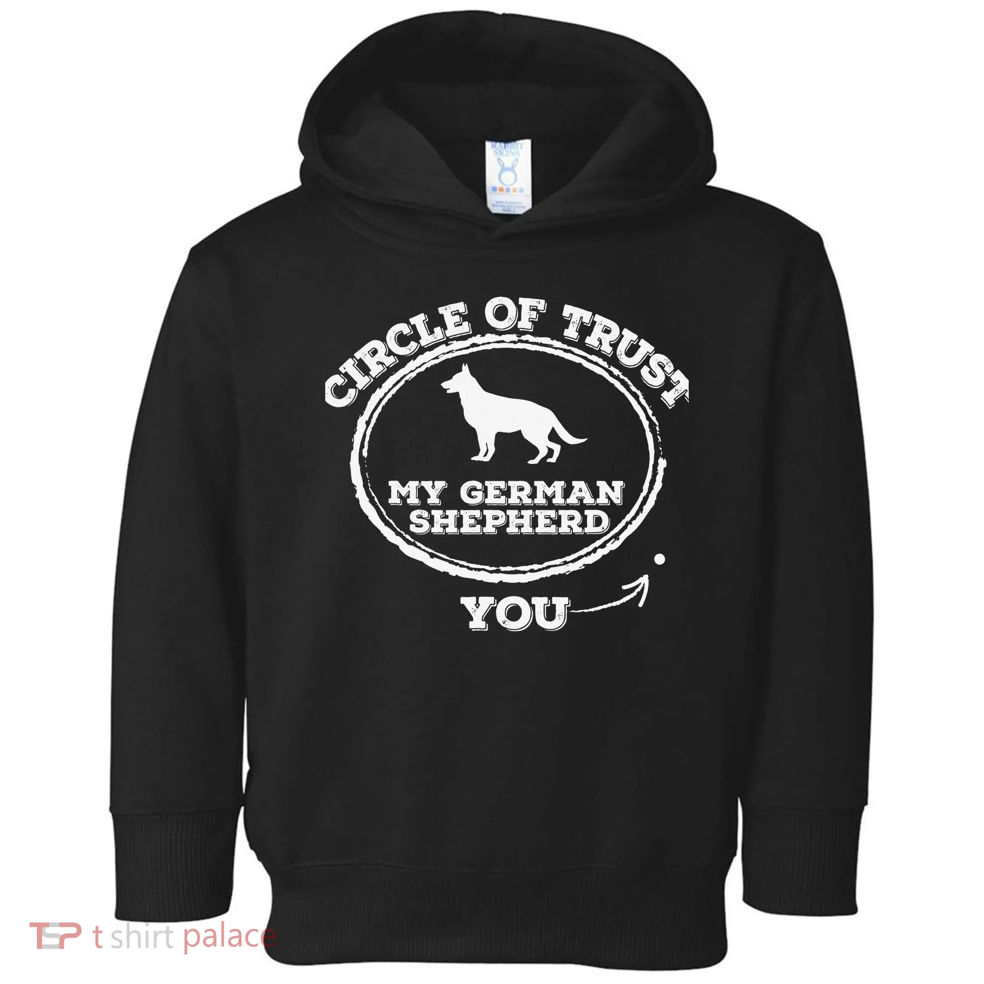 Circle Of Trust Funny German Shepherd Toddler Hoodie