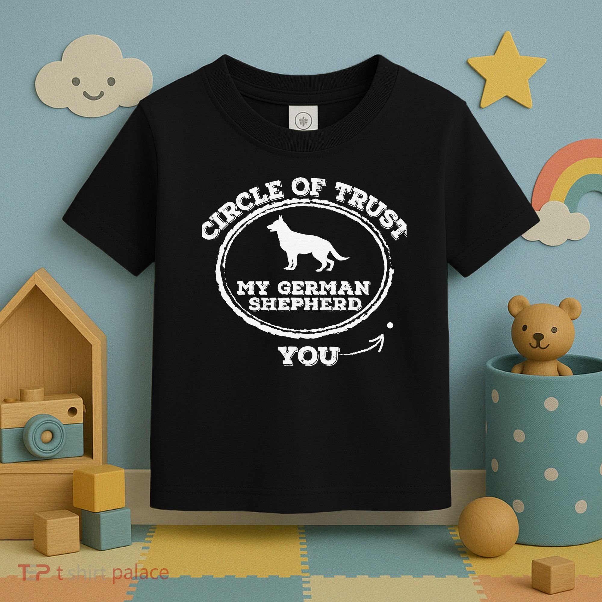 Circle Of Trust Funny German Shepherd Toddler T-Shirt