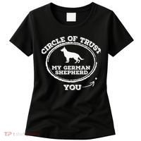 Circle Of Trust Funny German Shepherd Women's T-Shirt thumb 0