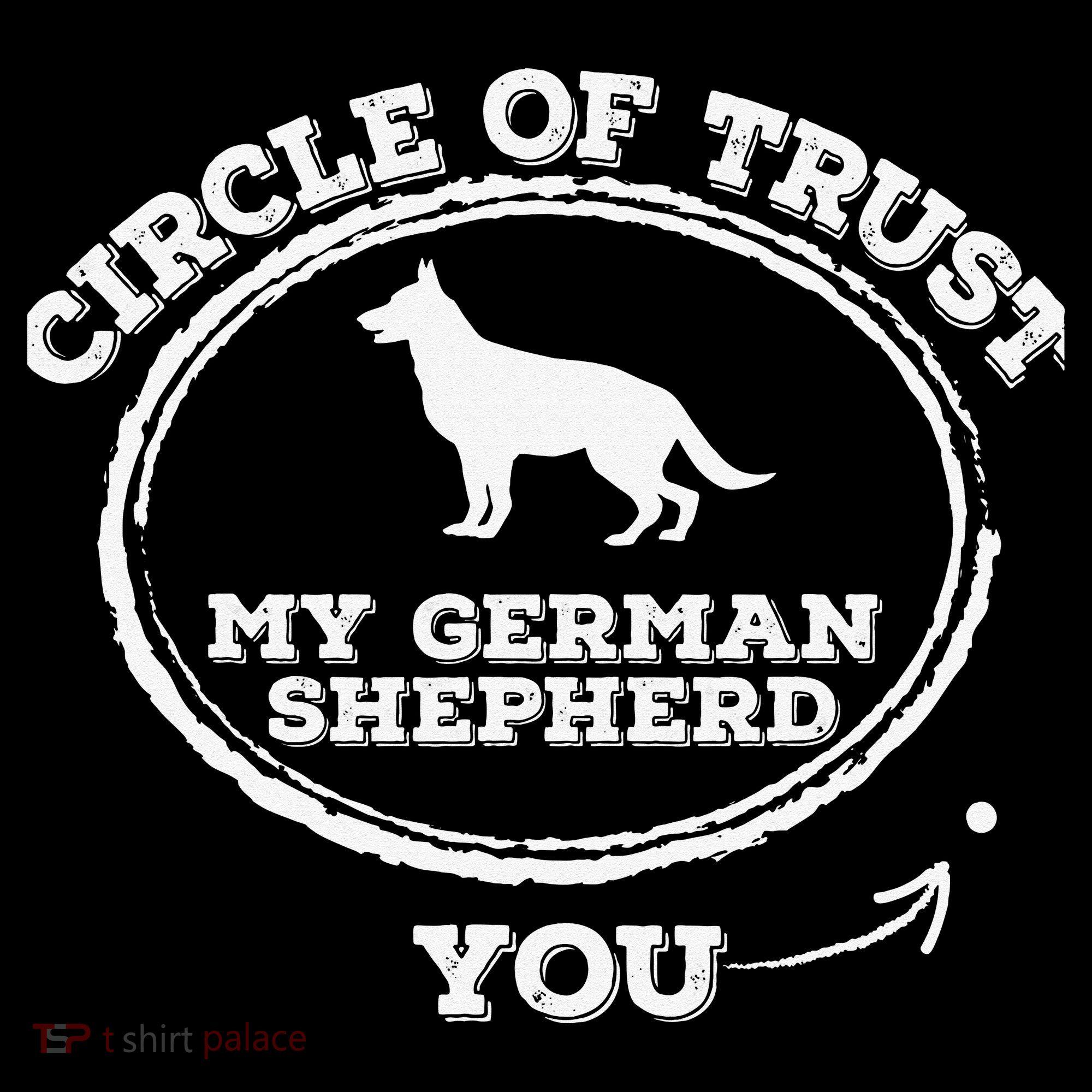 Circle Of Trust Funny German Shepherd Kids Sweatshirt