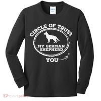 Circle Of Trust Funny German Shepherd Kids Long Sleeve Shirt thumb 0
