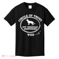 Circle Of Trust Funny German Shepherd Kids T-Shirt thumb 0