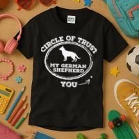 Circle Of Trust Funny German Shepherd Kids T-Shirt thumb 3