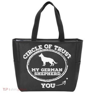 Circle Of Trust Funny German Shepherd Tote Bag