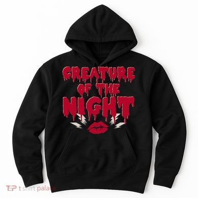 Creature Of The Night Rock Musical Horror Show Lips Hoodie