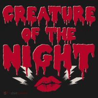 Creature Of The Night Rock Musical Horror Show Lips Women's Hoodie thumb 2